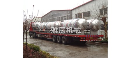 雅辰八台杀菌锅发往湖南某大型食品公司