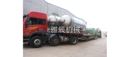 两台电加热杀菌锅发往鲁西南某食品加工厂